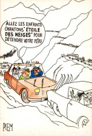 O6 - Carte Postale Illustrateur PIEM - Allez Les Enfants Chantons Etoiles Des Neiges Pour Détendre Votre Père - Piem