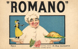 Thèmes > Publicité  - Restaurant - Romano - Paris Rue Caumartin - 15022 - Advertising