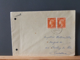 107/013A  LETTRE   LUX.  1938 - 1926-39 Charlotte De Profil à Droite