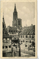 CPA 9 X 14  Bas Rhin  STRASBOURG  Cathédrale Et Pont Du Corbeau - Strasbourg