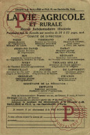 FRANCIA. FRANCE. LIBRAIRIE J. B. BAILLIERE. PARIS. LA VIE AGRICOLE ET RURALE - Publicité