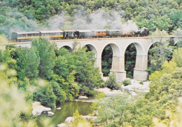 CPM - [30] Gard > Anduze > Trains à Vapeur Des Cévennes - Viaduc De Mialet - TBE - Anduze