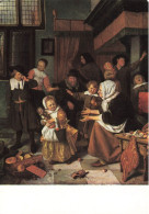 PAYS-BAS - Rijkmuseum - Amsterdam - Jean Steen (1626-1679) - La Fête De Saint Nicolas - Carte Postale - Amsterdam