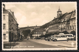 AK Triberg /Schwarzwald, Marktplatz Mit Geschäften Und Apotheke  - Triberg