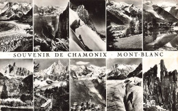 FRANCE - Chamonix - Mont Blanc - Mer De Glace - Le Dru Et L'Aiguille Verte - Chemin De Fer - Terrasse - Carte Postale - Chamonix-Mont-Blanc