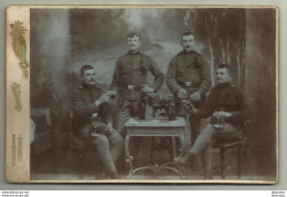 Hungary Szeged Szechenyi Ter - Fenyirda Hazban , Military Cap , Photo Edit Gevay Bela Cardboard Cabinet Portrait - Guerre 1914-18