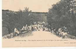 43 // Environs Du PUY  / Une Marche Manœuvre Du 86 Eme De Ligne (le Repos Après L'action) / MILITARIA - Sonstige & Ohne Zuordnung