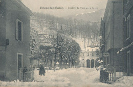 38 // URIAGE LES BAINS   Allée Du Casino En Hiver   - Uriage