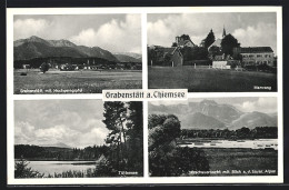 AK Grabenstätt / Chiemsee, Marwang, Tüttensee U. Hirschauerbucht  - Hirschau