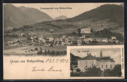 AK Ruhpolding, Ortsansicht Mit Kgl. Forstamt  - Ruhpolding