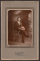 YZ9048 New York 1910 - Moda - Giovane Uomo Con Vestito Elegante E Cappello Foto - Lugares