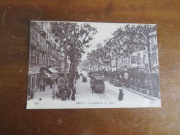 993 - NICE - L'Avenue De La Gare - Transport Urbain - Auto, Autobus Et Tramway