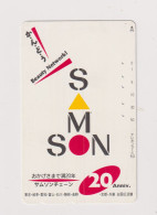 JAPAN -   Samson Magnetic Phonecard - Japón