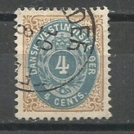 Denmark Danish West Indies Sc.#18 Used 1901 - Deens West-Indië