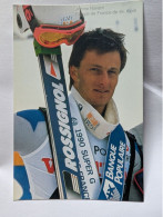 CP - Ski Alpin Jérôme Noviant équipe De France 1992 Banque Populaire - Deportes De Invierno