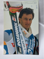 CP - Ski Alpin Jérôme Noviant équipe De France 1992 Banque Populaire - Sport Invernali