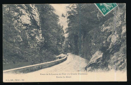 CPA 9 X 14  Isère La Route De SAINT-LAURENT-DU-PONT à La GRANDE CHARTREUSE Entrée Du Désert - Chartreuse