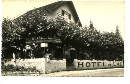 CPSM "GEP"  9 X 14 Isère CHARAVINES Hôtel Du Lac    Terrasses    Présentation Similaire Au Cartes GEP - Charavines