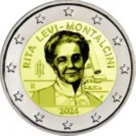 Italie  2024  2 Euro Commemo    "Rita Levi- Montalcini"    UNC Uit De Rol  UNC Du Rouleaux !! - Italien