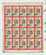 F2942 XX Noêl Et Nouvel An 2000- Facteur  Distribuant Ses Vœux En Décembre  -  Feuille 20 - Unused Stamps