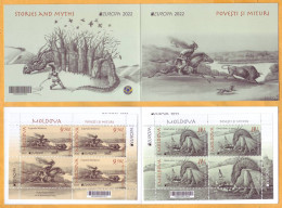 2022  Moldova Moldavie Booklet   Europa-cept  2022  Stories & Myths - 2022