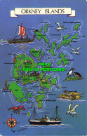 R582416 Orkney Islands. Map. Photo Precision Limited. Colourmaster International - Monde