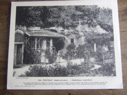 VOUVRAY ( INDRE ET LOIRE) / HABITATIONS TROGLODYTES - Géographie