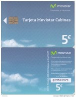 B-168 TARJETA DE MOVISTAR CABINAS DE 5 EUROS DE FECHA 04/15 Y TIRADA 1260000 - Emissioni Di Base