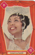 JOSEPHINE BAKER  ( Ancienne Petite Carte à Jouer Des Années 60 Format 7 X 5 ) - Chanteurs & Musiciens