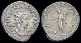 Gallienus Billon Antoninianus Providentia Standing Left - La Crisi Militare (235 / 284)