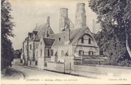 CPA - JUMIEGES - ANCIENNE ABBAYE, VUE EXTERIEURE - Jumieges