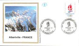 JEUX OLYMPIQUES DE ALBERTVILLE 1992 - Commemorative Postmarks