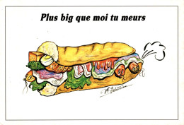 O6 - Carte Postale Illustrateur H. Balavoine - Plus Big Que Moi Tu Meurs - Altri & Non Classificati