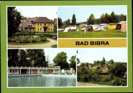 CPA Bad Bibra Im Burgenlandkreis, Kuranlage, Zeltplatz, Teilansicht, Waldbad - Andere & Zonder Classificatie