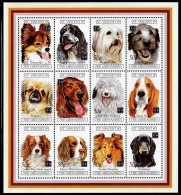 St. Vincent 1994, Dogs: Pomeranian, English Spaniel, Bearded Collie, Irish Wolfhound, Pekingese, Etc., MiNr. 2989-3000 - Dogs