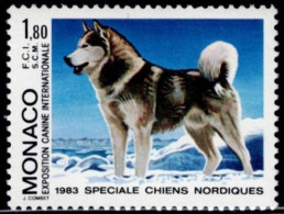 Monaco 1983, Exposition Canine Internationale/International Dog Show, Monte Carlo: Nordland Dog, MiNr. 1576 - Honden