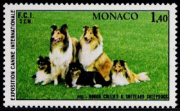 Monaco 1981, International Dog Show, Monte Carlo: Collies Et Bergers Shetland/Collies And Shetland Sheepdogs, MiNr. 1480 - Dogs