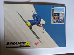 CP - Ski De Vitesse Silvano Meli Recordman 1990 Dynamic - Deportes De Invierno