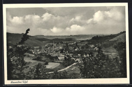 AK Waxweiler /Eifel, Ortsansicht Von Einer Anhöhe  - Autres & Non Classés