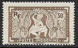 Yvert 167 50 C Sépia - (*) - Unused Stamps
