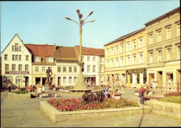 CPA Perleberg In Der Prignitz, Großer Markt, Kreisbibliothek, Salon Marcel, Lebensmittelgeschäft - Sonstige & Ohne Zuordnung