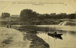 CPA Les Bords De La Marne. Débouché Du Canal De St-Maur à JOINVILLE (n° 1164) - Altri & Non Classificati