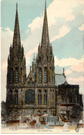 CPA - CLERMONT-FERRAND - LA CATHEDRALE  (BELLE CARTE COLORISEE) - Clermont Ferrand