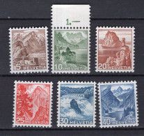 T3375 - SUISSE SWITZERLAND Yv N°461/66 ** - Unused Stamps