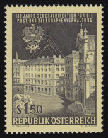 1202 100 J.Generaldir. Post & Telegraphverwaltung, Gebäude, Wappen, 1.50 S,  ** - Nuevos