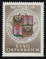 1206 Kunstausstellung Wiener Neustadt, Wappen, 1.50 S,  ** - Ungebraucht