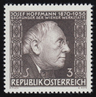 1205 10 Todestag, Josef Hoffmann (1870-1956) Architekt, 3 S, Postfrisch ** - Unused Stamps