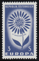 1173 Europa, Stil. Blume 22 Blütenblätter Um CEPT Emblem, 3 S, Postfrisch ** - Unused Stamps