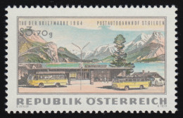 1176 Tag D. Briefmarke, Postautobahnhof, St. Gilgen, 3 S+ 70 G, Postfrisch ** - Nuevos