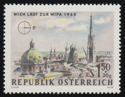 1168 WIPA 1965 Wien, Blick N. O: Kirche St. Peter + Stephansdom 1.50 S + 30 G ** - Ongebruikt